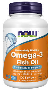 Vitamins & Supplements, NOW OMEGA-3 1000MG GELS 100S